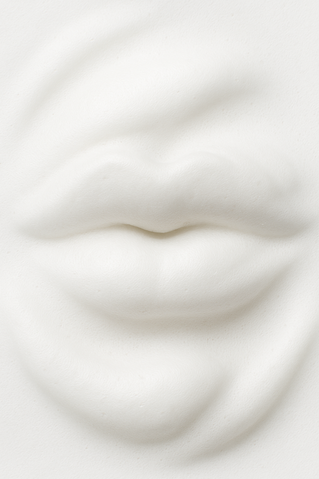 Close-up of white fabric with soft folds