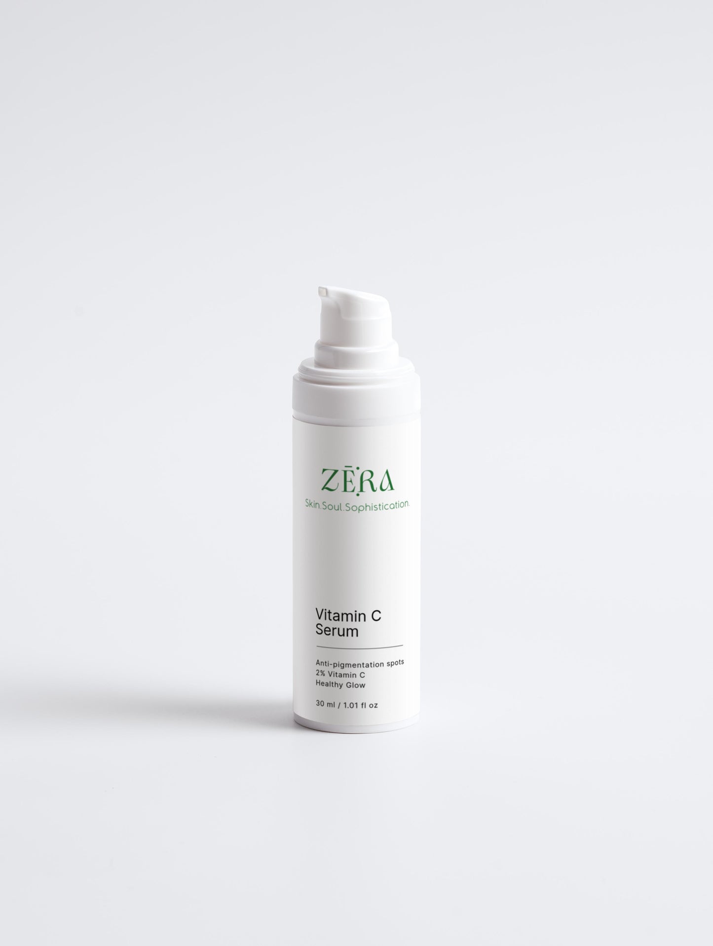 Zera Vitamin C Serum bottle on a white background