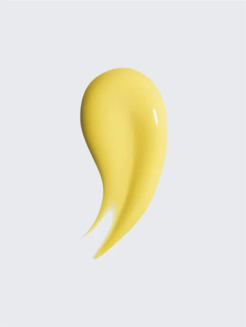 Yellow paint swatch on a light gray background